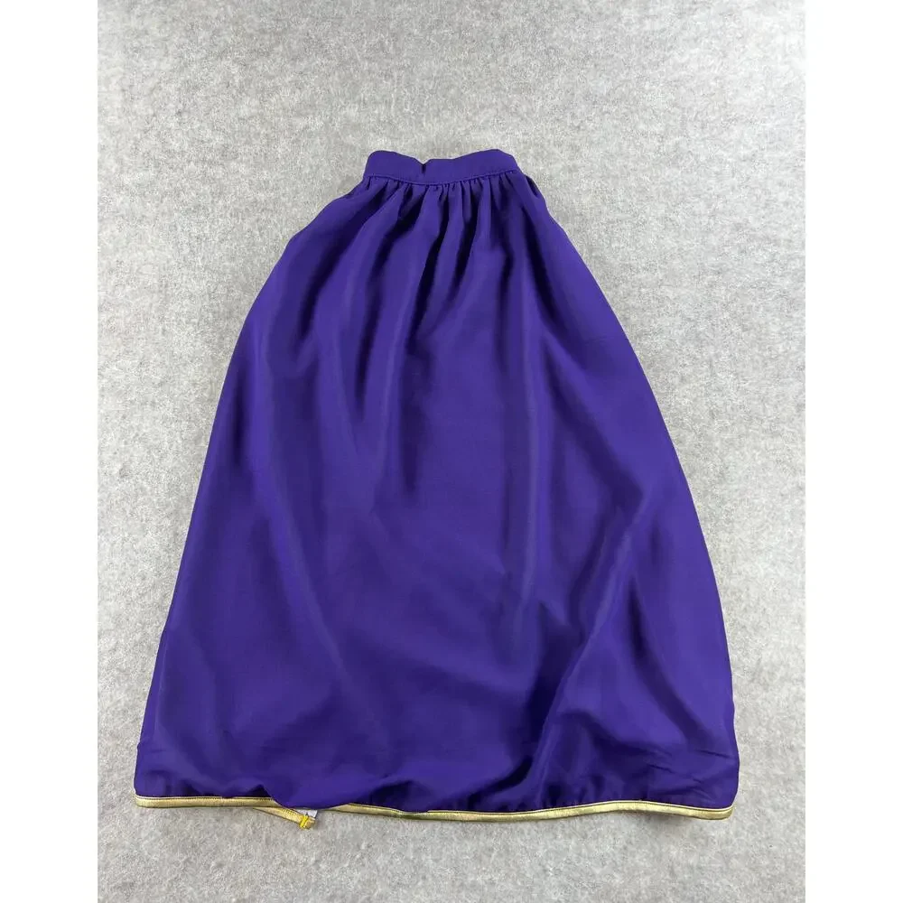 Evie's Closet LSU Tigers Golden Girl Leotard Cape Arm Sleeves Size CS (4/5) NWT